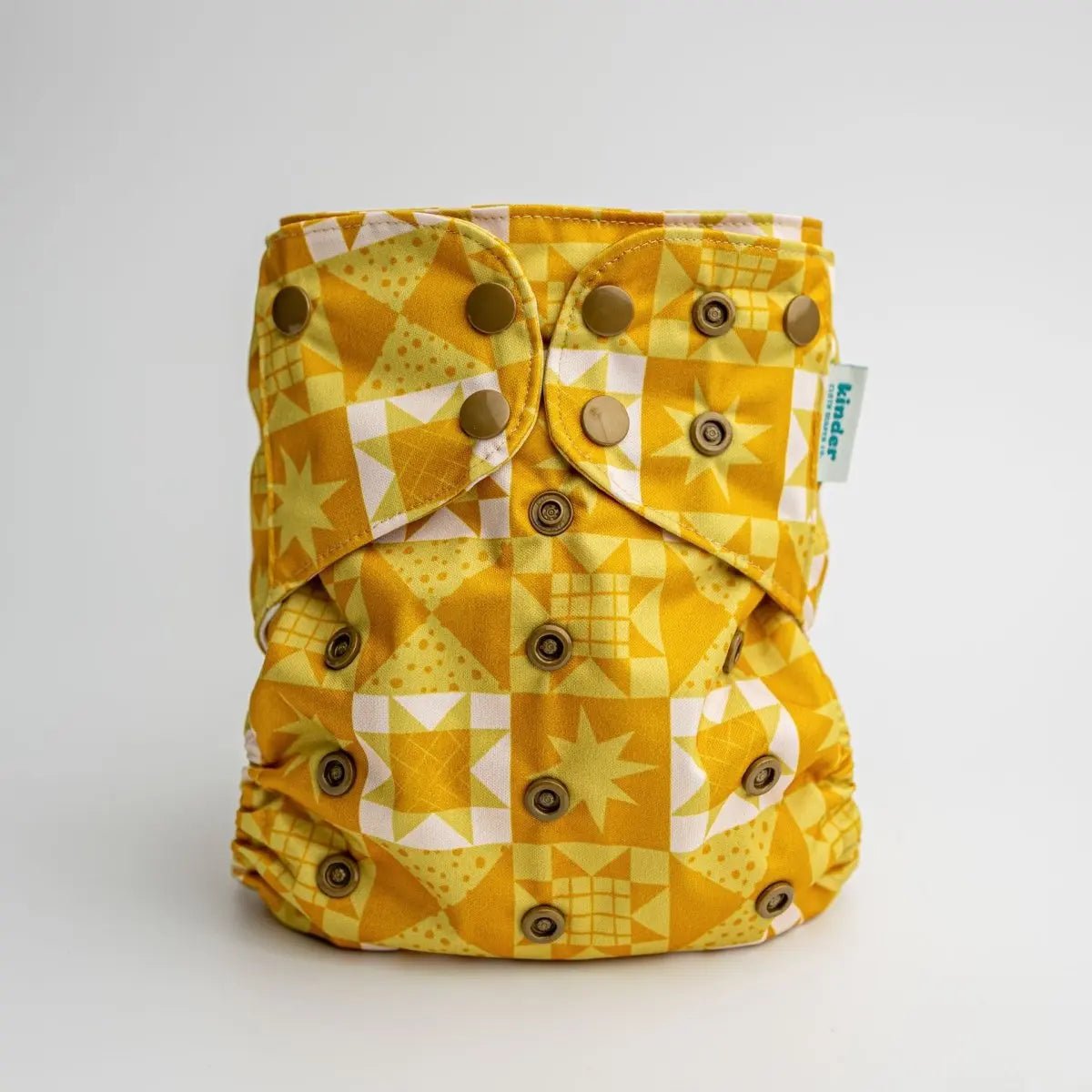 Kinder Cloth Diaper Co. Abstract: Essentials Pocket Cloth Diaper with Athletic Wicking Jersey, Grows with your Baby -