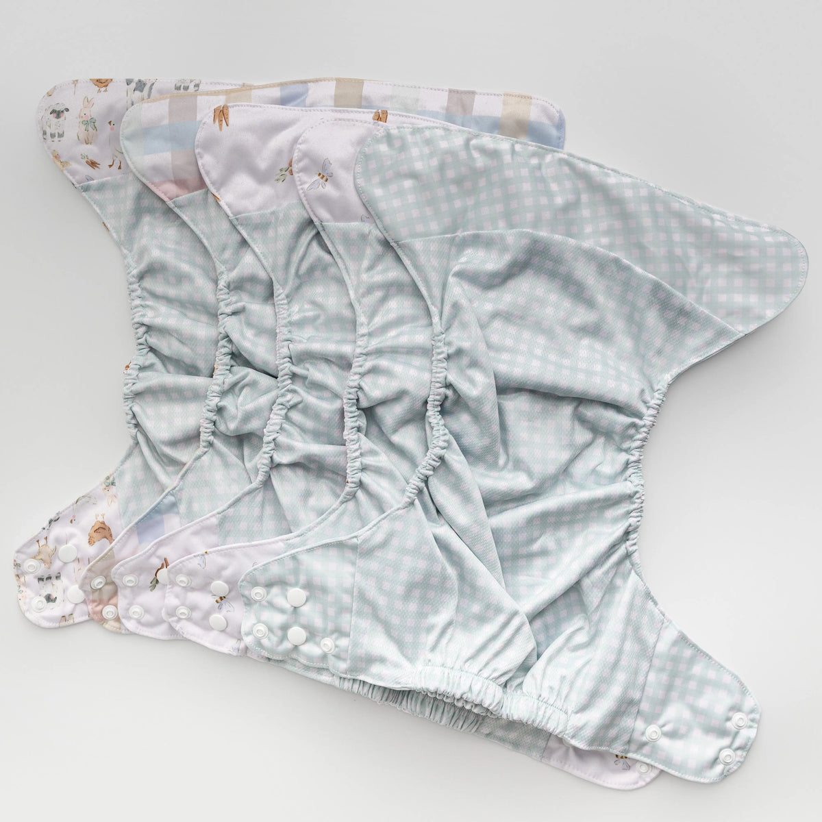 Kinder Cloth Diaper Co. Abstract: Essentials Pocket Cloth Diaper with Athletic Wicking Jersey, Grows with your Baby -