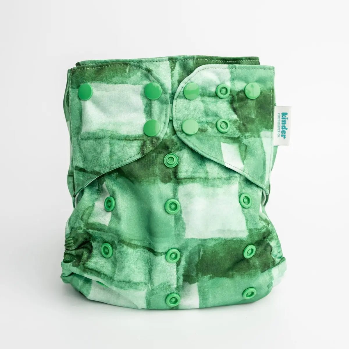 Kinder Cloth Diaper Co. Abstract: Essentials Pocket Cloth Diaper with Athletic Wicking Jersey, Grows with your Baby -