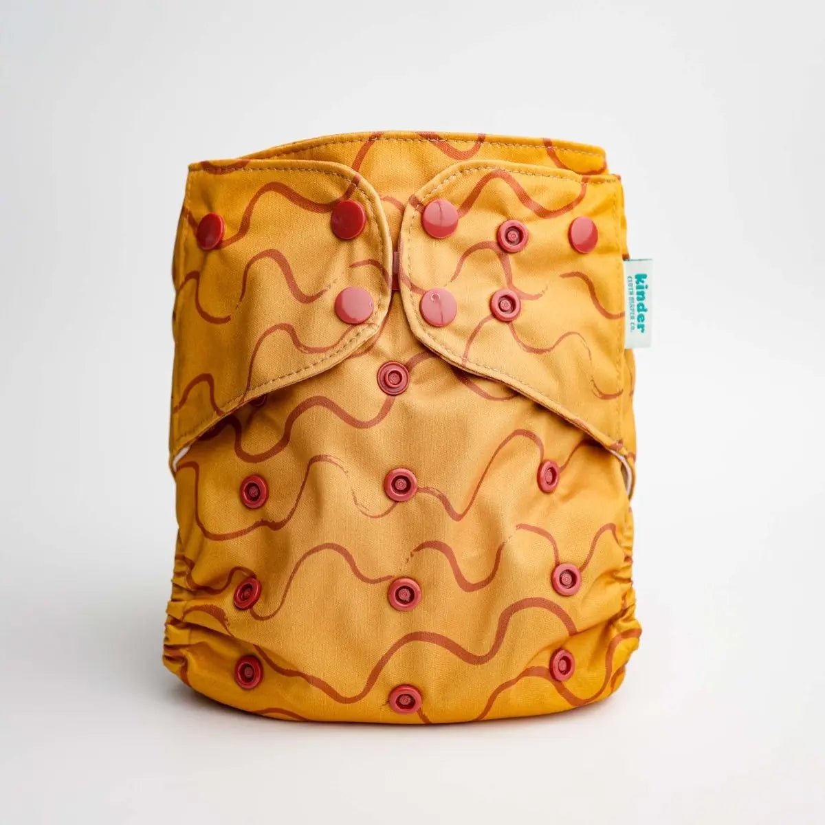 Kinder Cloth Diaper Co. Abstract: Essentials Pocket Cloth Diaper with Athletic Wicking Jersey, Grows with your Baby -