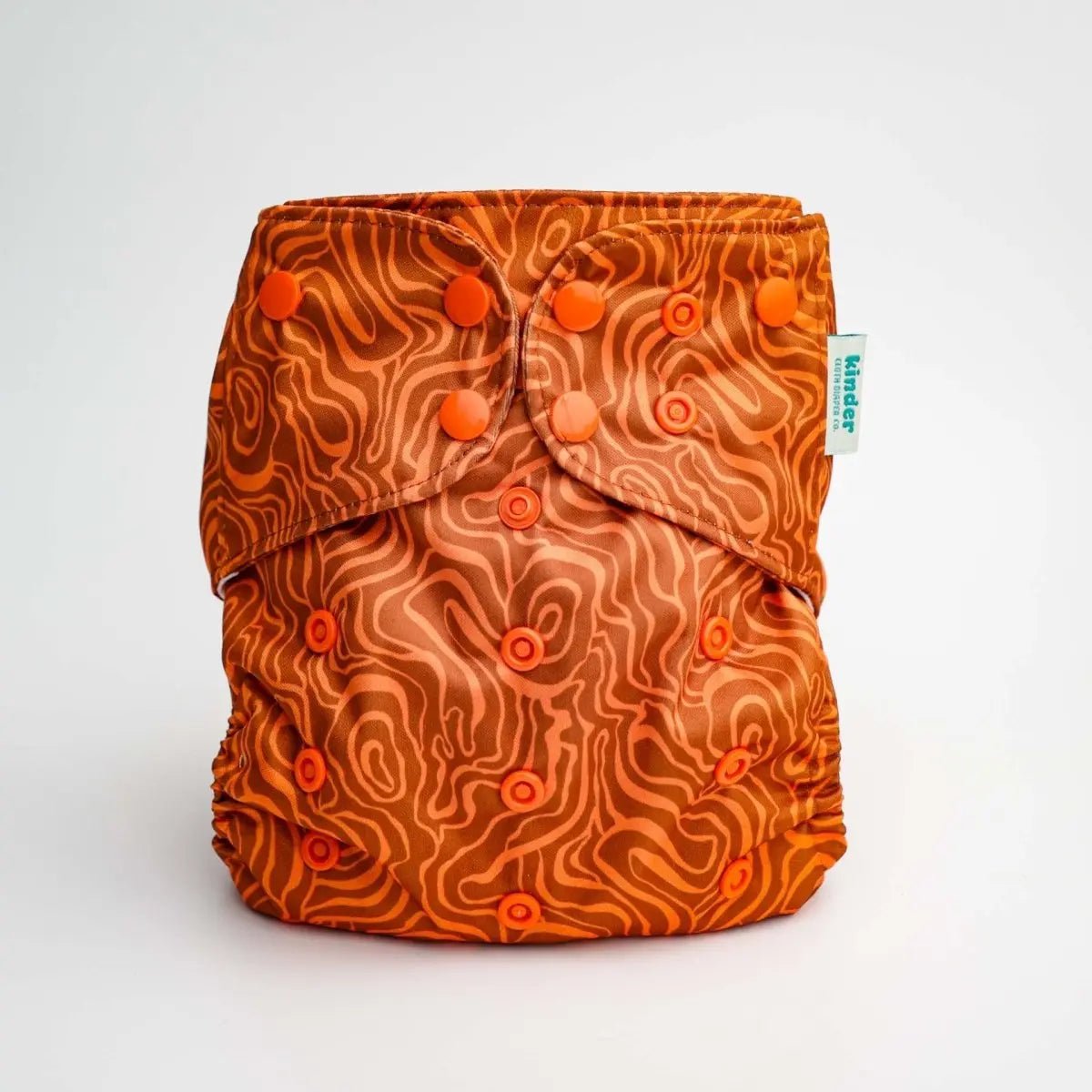 Kinder Cloth Diaper Co. Abstract: Essentials Pocket Cloth Diaper with Athletic Wicking Jersey, Grows with your Baby -