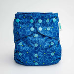 Kinder Cloth Diaper Co. Abstract: Essentials Pocket Cloth Diaper with Athletic Wicking Jersey, Grows with your Baby -