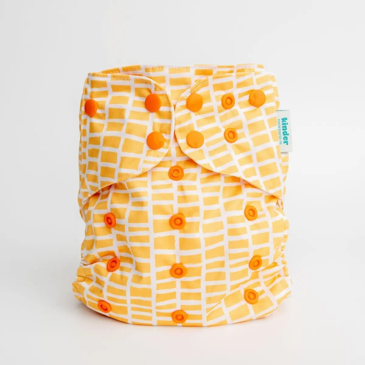 Kinder Cloth Diaper Co. Abstract: Essentials Pocket Cloth Diaper with Athletic Wicking Jersey, Grows with your Baby -