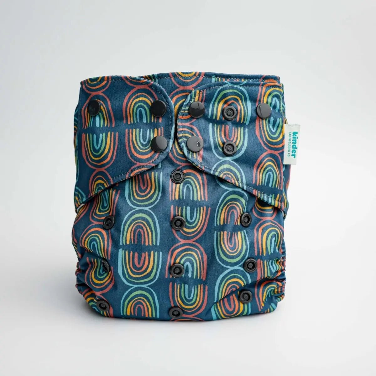 Kinder Cloth Diaper Co. Abstract: Essentials Pocket Cloth Diaper with Athletic Wicking Jersey, Grows with your Baby -