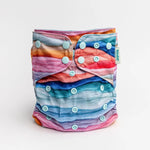 Kinder Cloth Diaper Co. Abstract: Essentials Pocket Cloth Diaper with Athletic Wicking Jersey, Grows with your Baby -