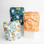 Kinder Cloth Diaper Co. Abstract: Essentials Pocket Cloth Diaper with Athletic Wicking Jersey, Grows with your Baby -