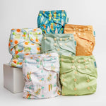 Kinder Cloth Diaper Co. Abstract: Essentials Pocket Cloth Diaper with Athletic Wicking Jersey, Grows with your Baby -