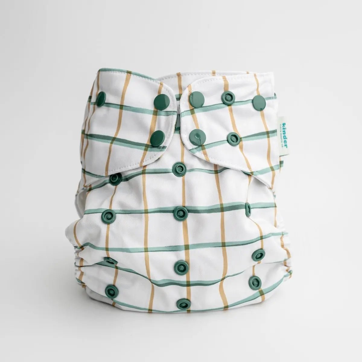 Kinder Cloth Diaper Co. Abstract: Essentials Pocket Cloth Diaper with Athletic Wicking Jersey, Grows with your Baby -