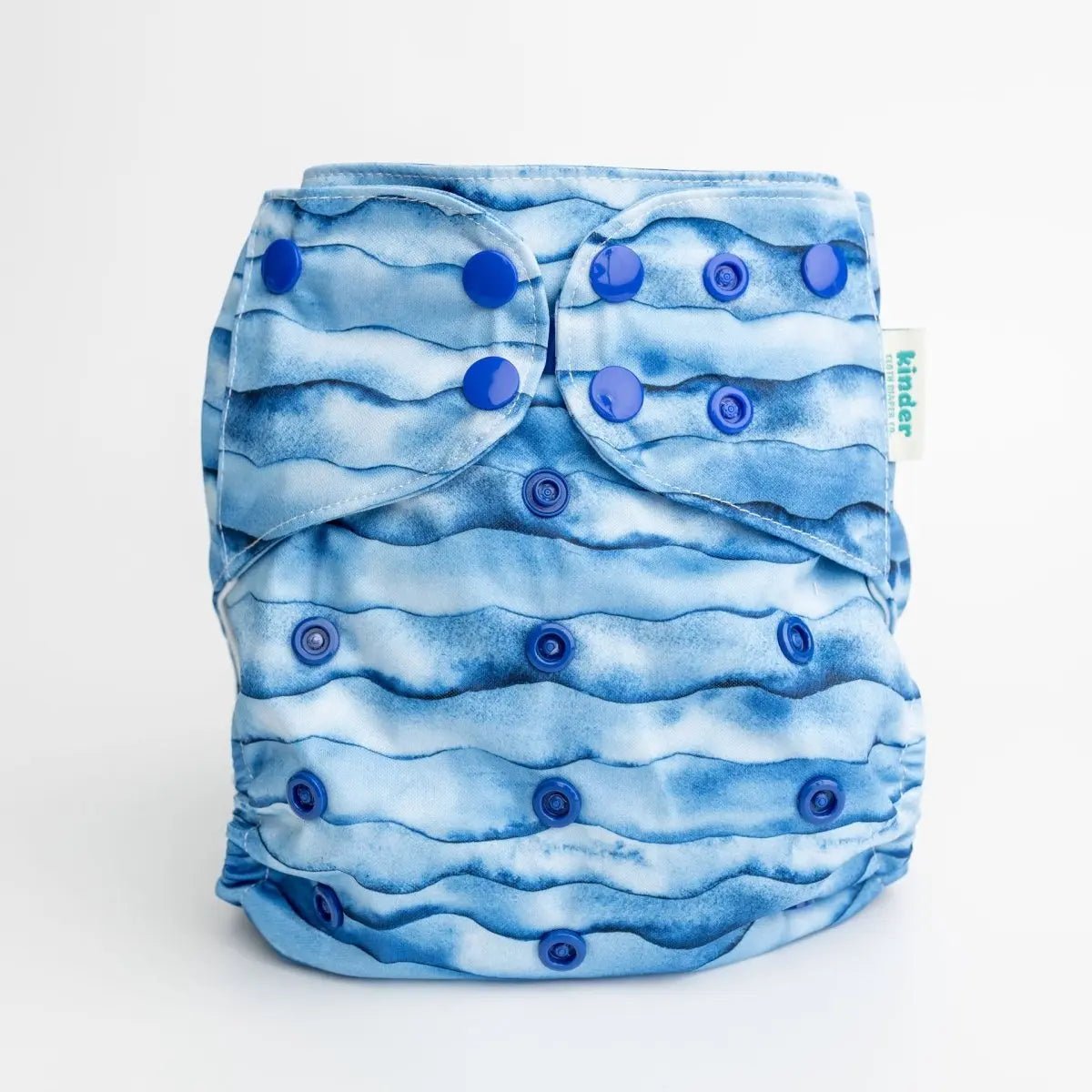 Kinder Cloth Diaper Co. Abstract: Essentials Pocket Cloth Diaper with Athletic Wicking Jersey, Grows with your Baby -