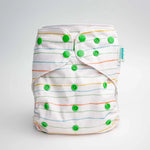 Kinder Cloth Diaper Co. Abstract: Essentials Pocket Cloth Diaper with Athletic Wicking Jersey, Grows with your Baby -