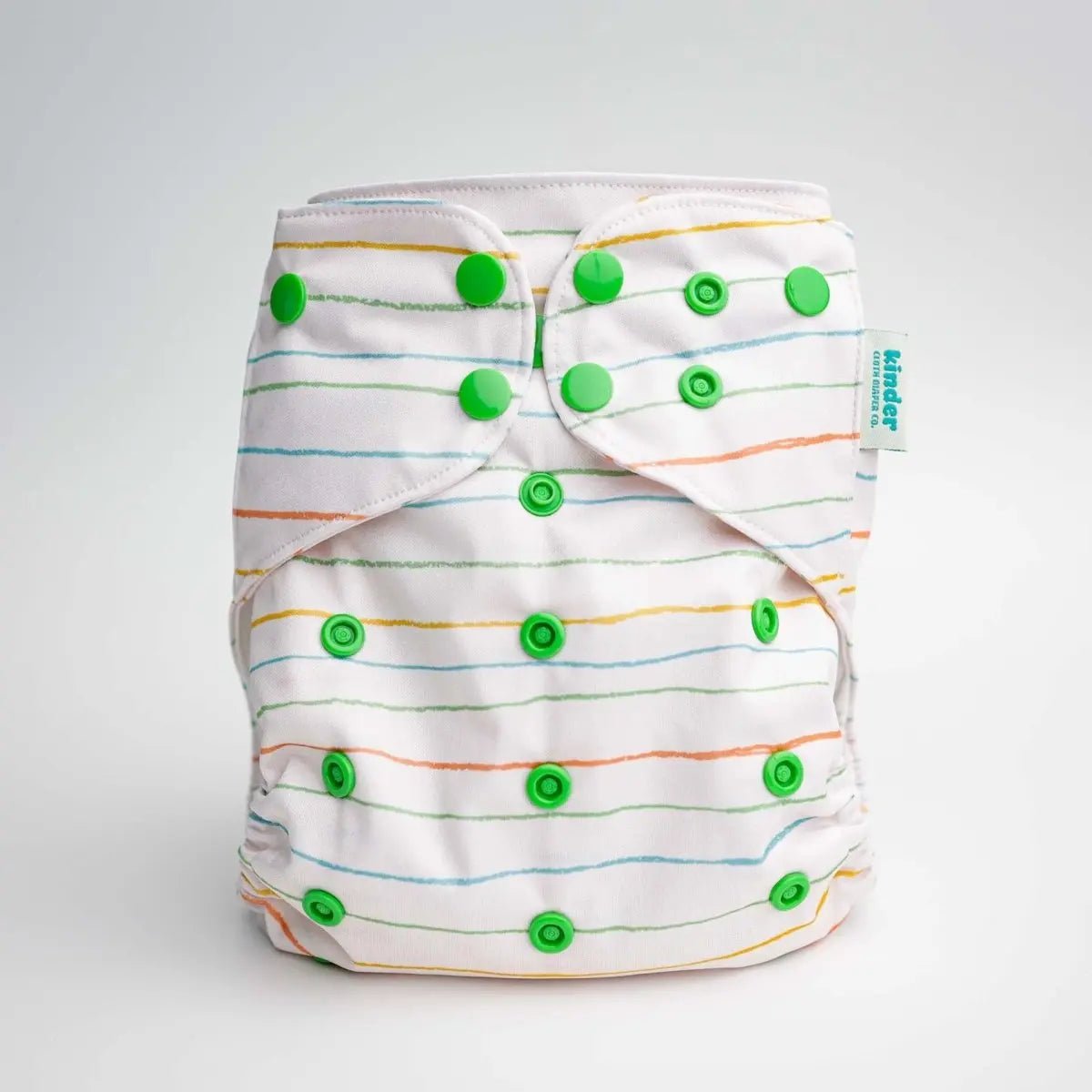 Kinder Cloth Diaper Co. Abstract: Essentials Pocket Cloth Diaper with Athletic Wicking Jersey, Grows with your Baby -