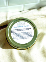 Butter Me Up Organics Abundance Intention Candle with Good Luck and Money Attraction for Everyone - Home & Garden > Decor > Home Fragrances > Candles Metaphysical