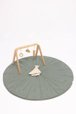 WildBird Acadian/Dove - Linen Quilted Playmat - 