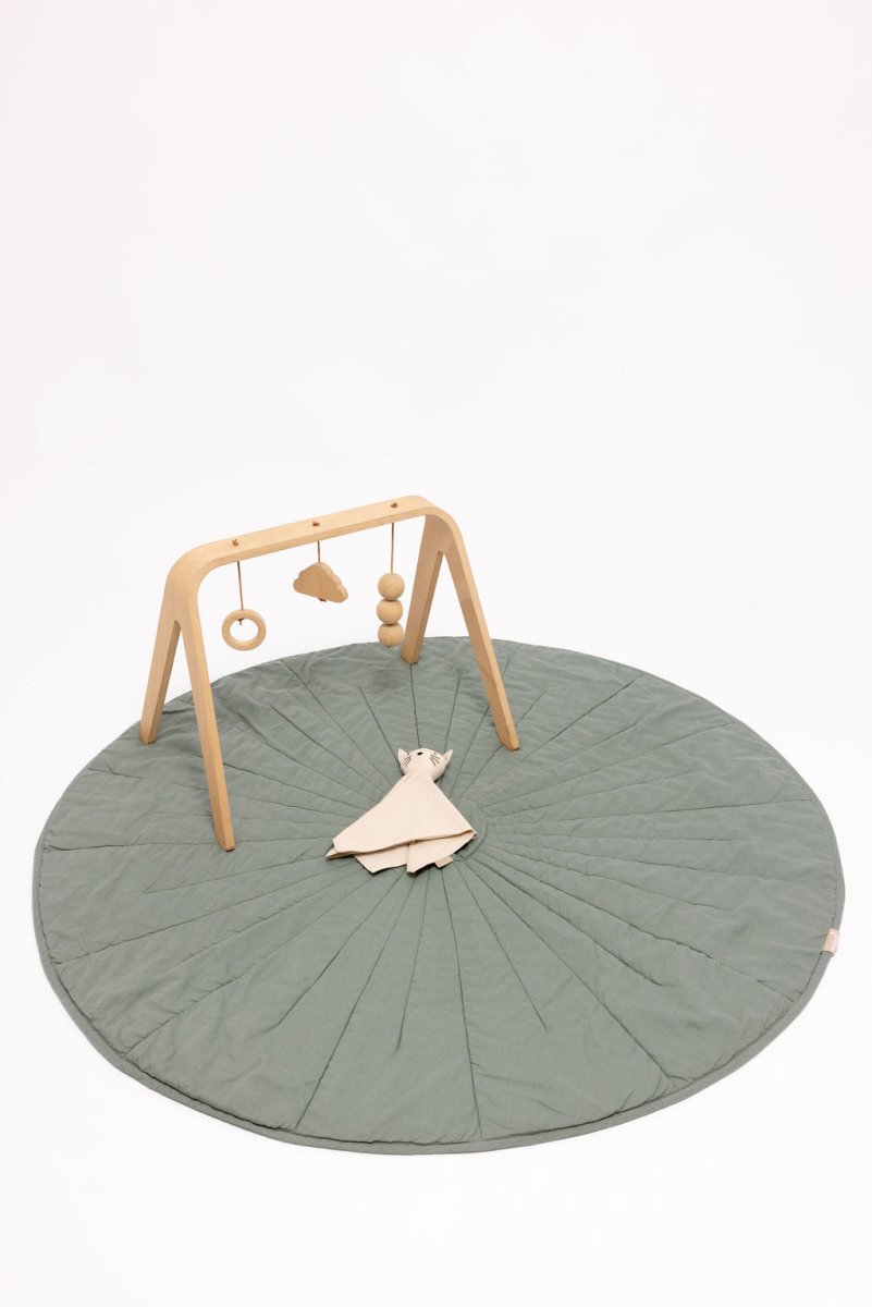 WildBird Acadian/Dove - Linen Quilted Playmat - 