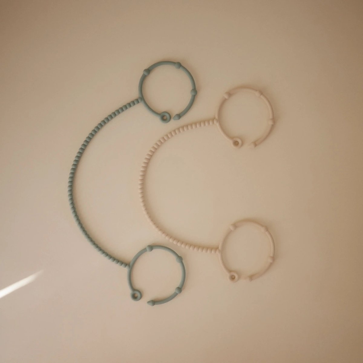 Mushie Adjustable Silicone Strap 2 Pack for Baby Essentials - Everetts Place Boutique - 