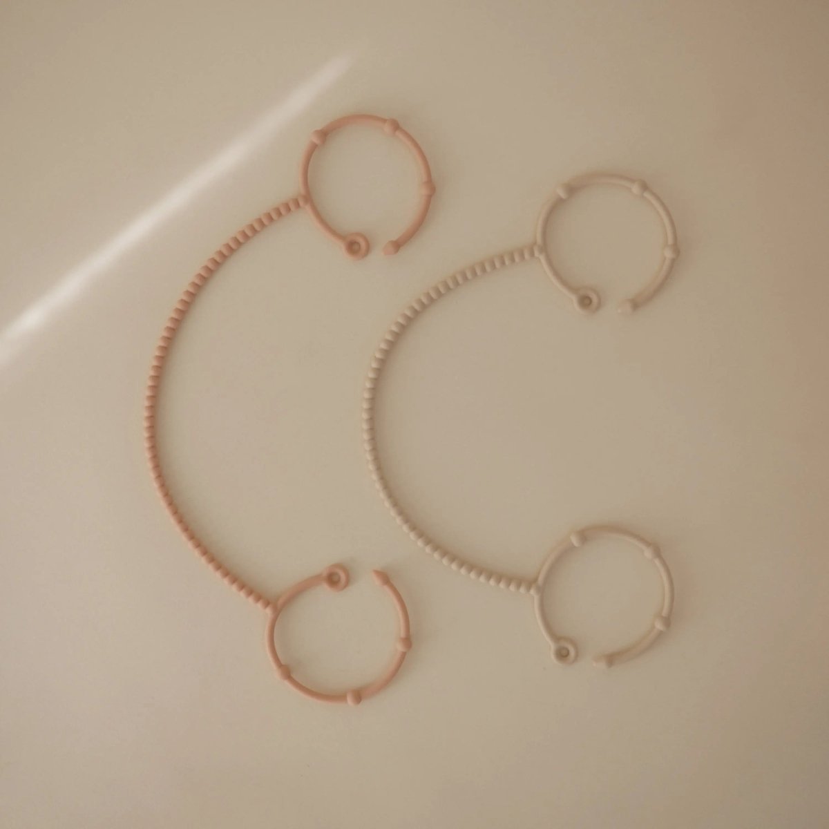 Mushie Adjustable Silicone Strap 2 Pack for Baby Essentials - Everetts Place Boutique - 