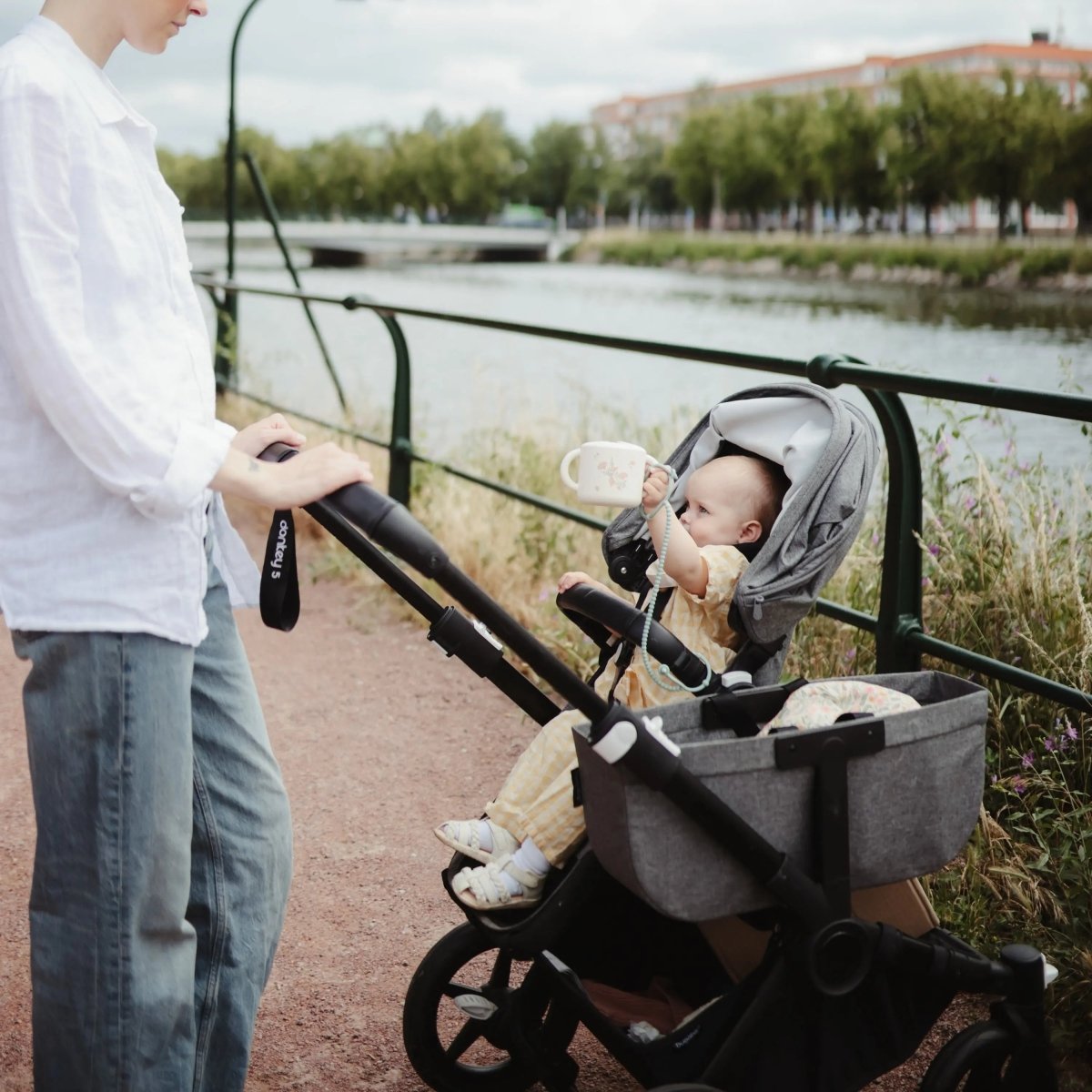 Mushie Adjustable Silicone Strap 2 Pack for Baby Essentials - Everetts Place Boutique - 