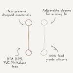 Mushie Adjustable Silicone Strap 2 Pack for Baby Essentials - Everetts Place Boutique - 