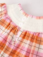 Rylee Faith Designs Adorable Pumpkin Bow Ghost Romper with Embroidered Details for Toddler Girls - 