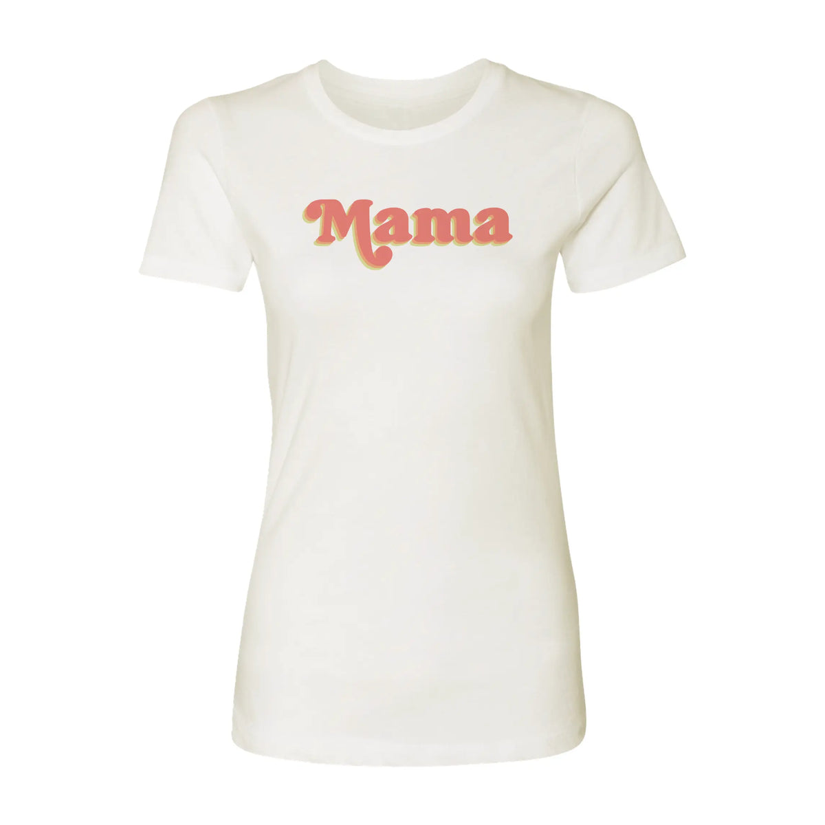 adult graphic tee | mama - Sleeve, White, Active Shirt, Waist, Top | Everetts Place
