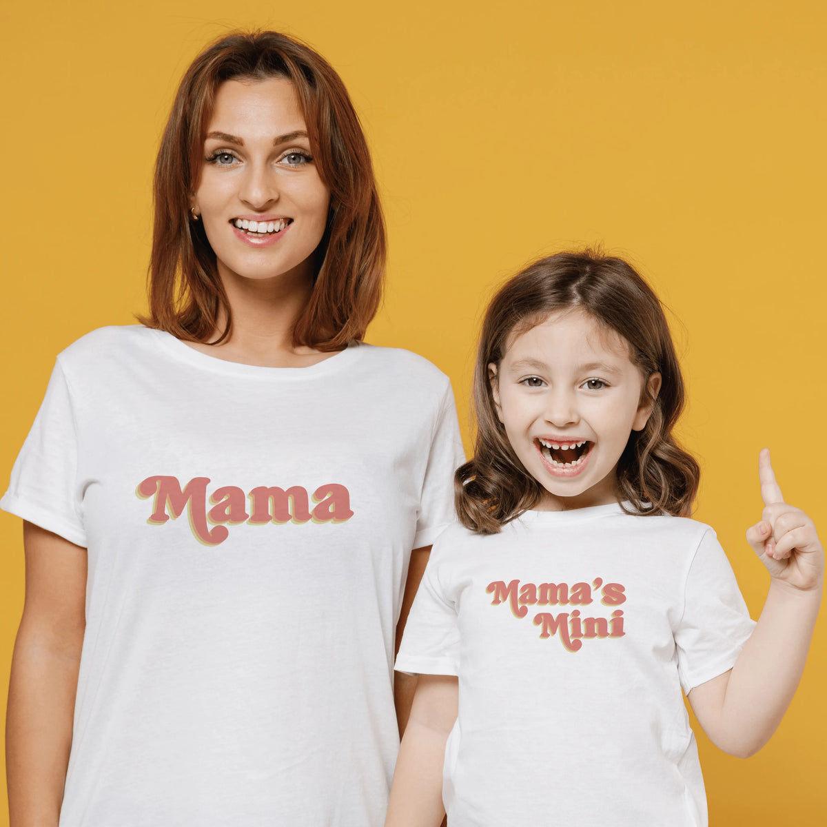 Finn + Emma adult graphic tee | mama - 