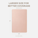 Comfy Cubs Adult Muslin Blanket in Blush - 