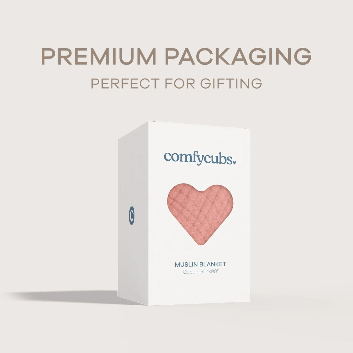 Comfy Cubs Adult Muslin Blanket in Bold Blush - 