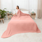 Comfy Cubs Adult Muslin Blanket in Bold Blush - 