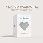 Comfy Cubs Adult Muslin Blanket in Heather Blue - 