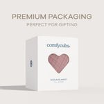 Comfy Cubs Adult Muslin Blanket in Mauve - 