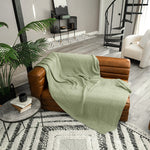 Comfy Cubs Adult Muslin Blanket in Sage - 