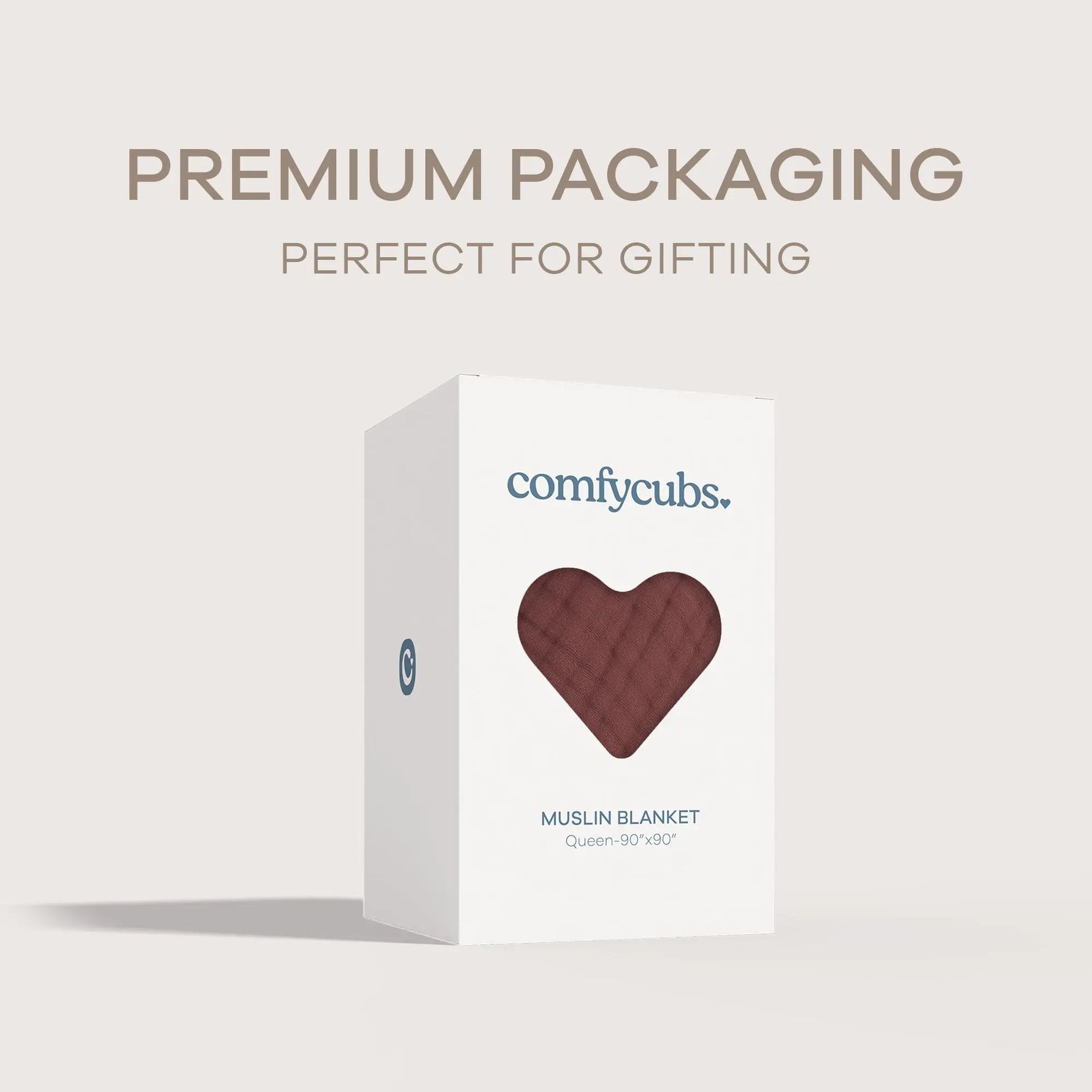 Comfy Cubs Adult Muslin Blanket in Wine - 