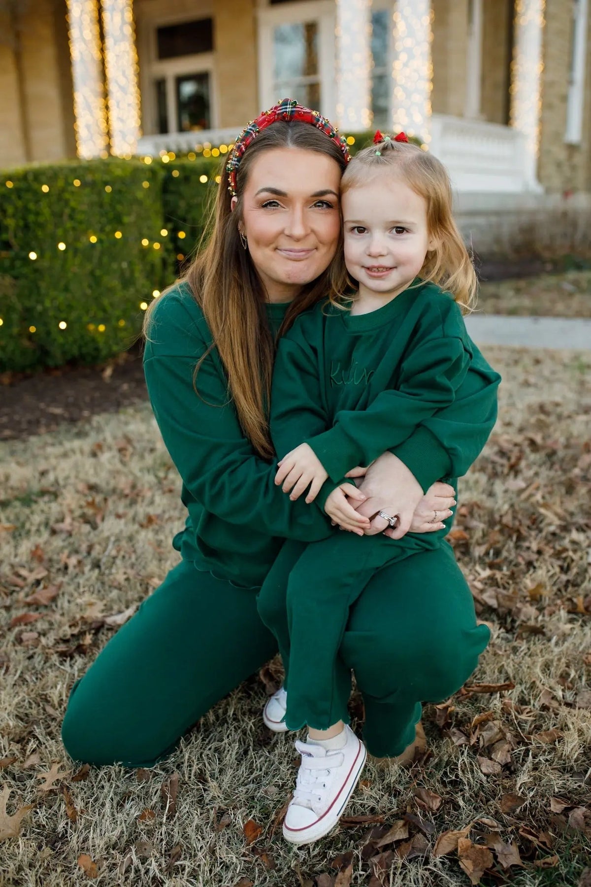 Little Joy Co. Adult Scalloped Set - Green or Brown - 