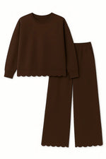 Little Joy Co. Adult Scalloped Set - Green or Brown - 