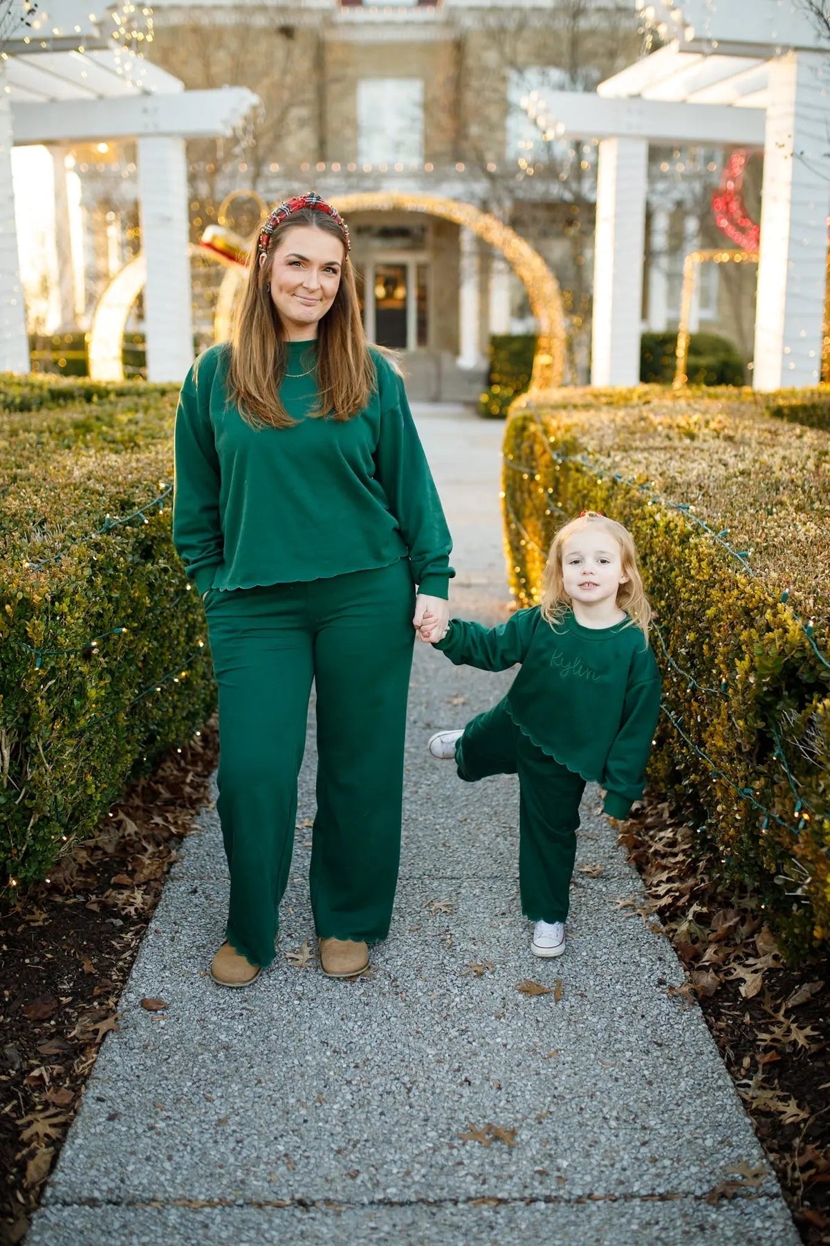 Little Joy Co. Adult Scalloped Set - Green or Brown - 