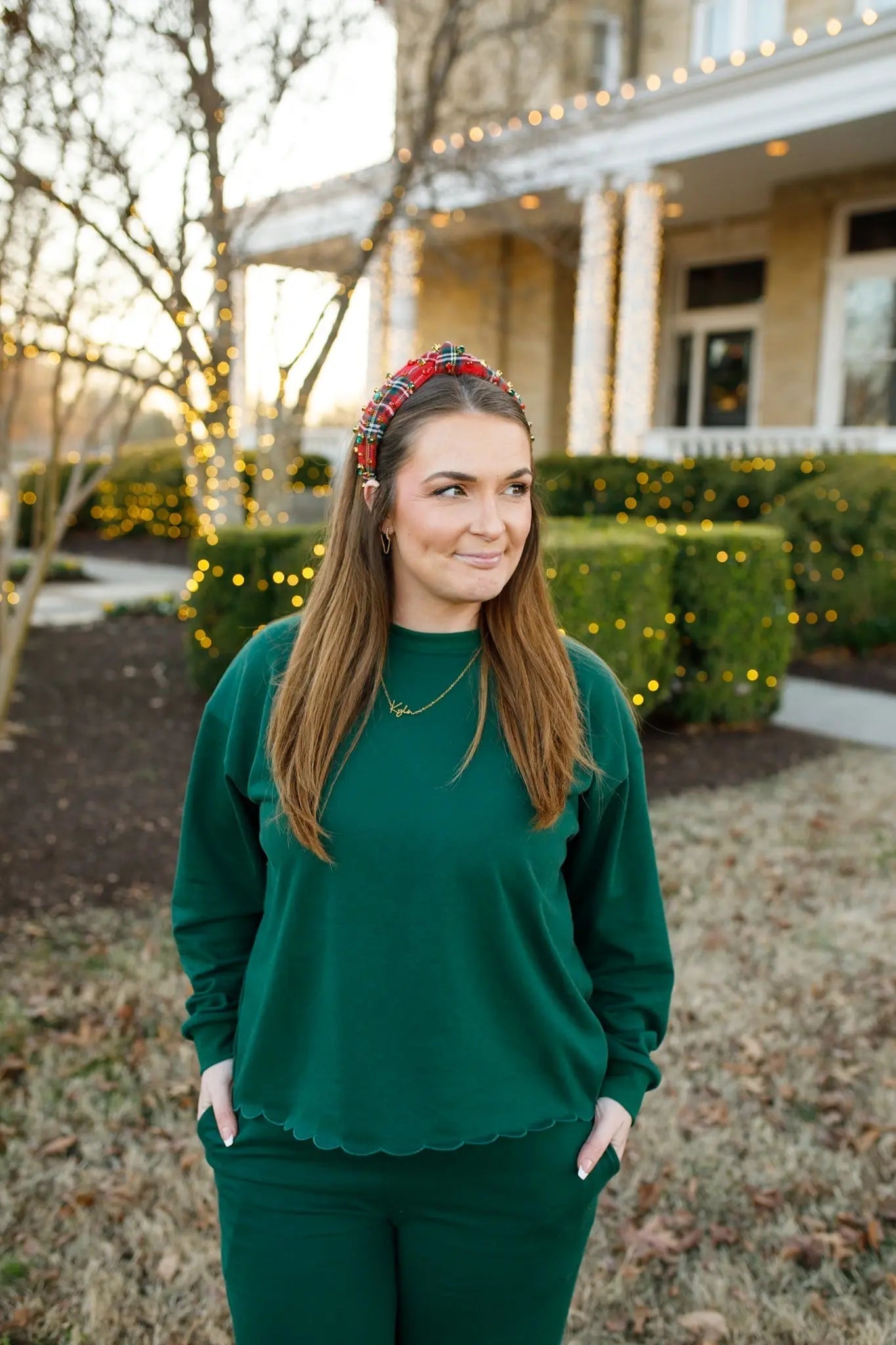 Little Joy Co. Adult Scalloped Set - Green or Brown - 
