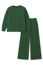 Little Joy Co. Adult Scalloped Set - Green or Brown - 