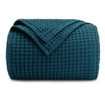 Comfy Cubs Adult Waffle Blankets in Neptune - 