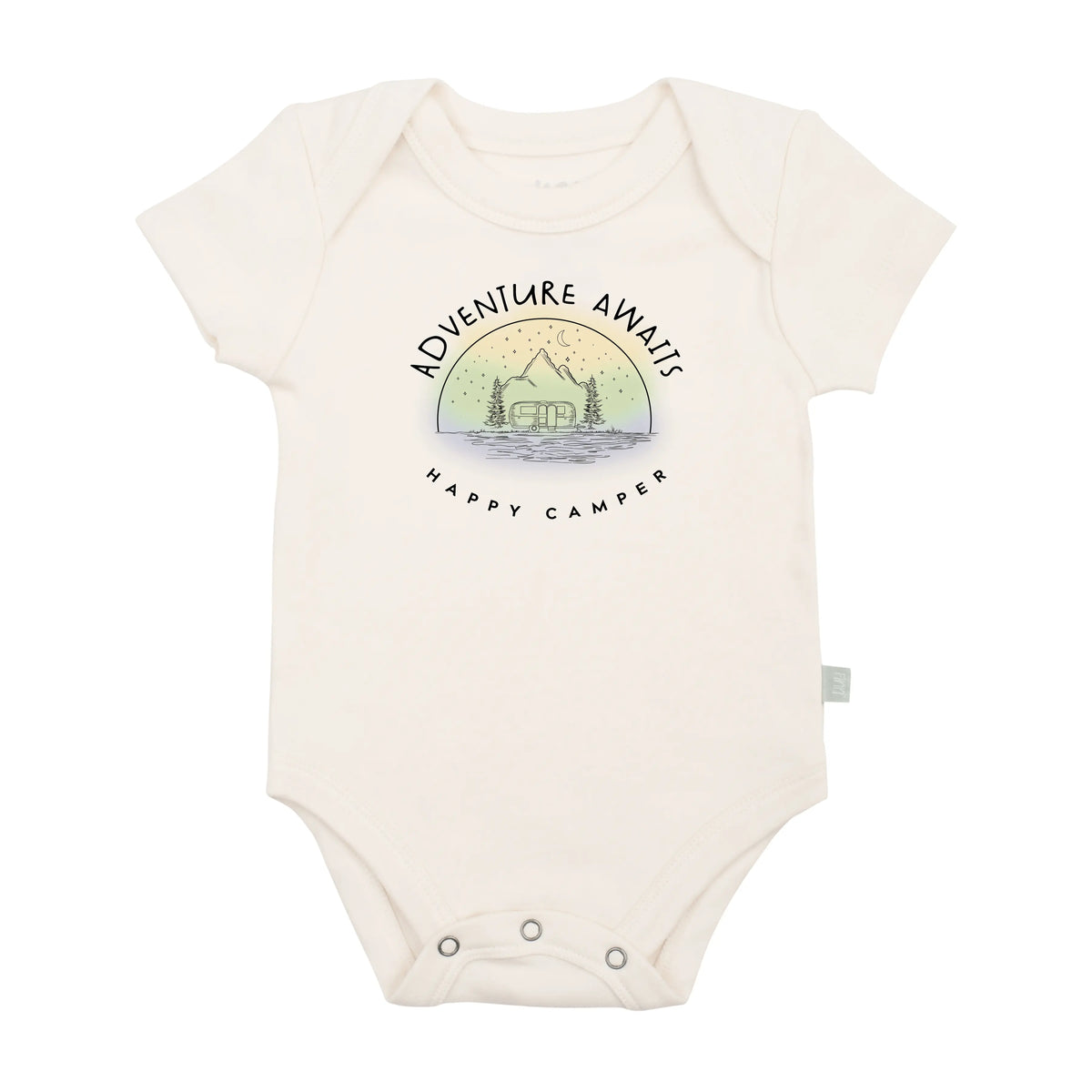 Finn + Emma Graphic Bodysuit For Babies Buttery Soft Organic Cotton With Easy Snap Fasteners And Non Toxic Dyes Finn + Emma 