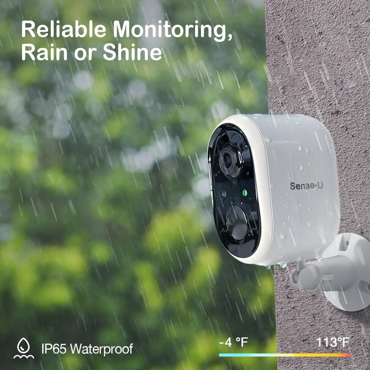 Sense - U AI Battery Cam with Advanced Detection for Smart Home Security - 