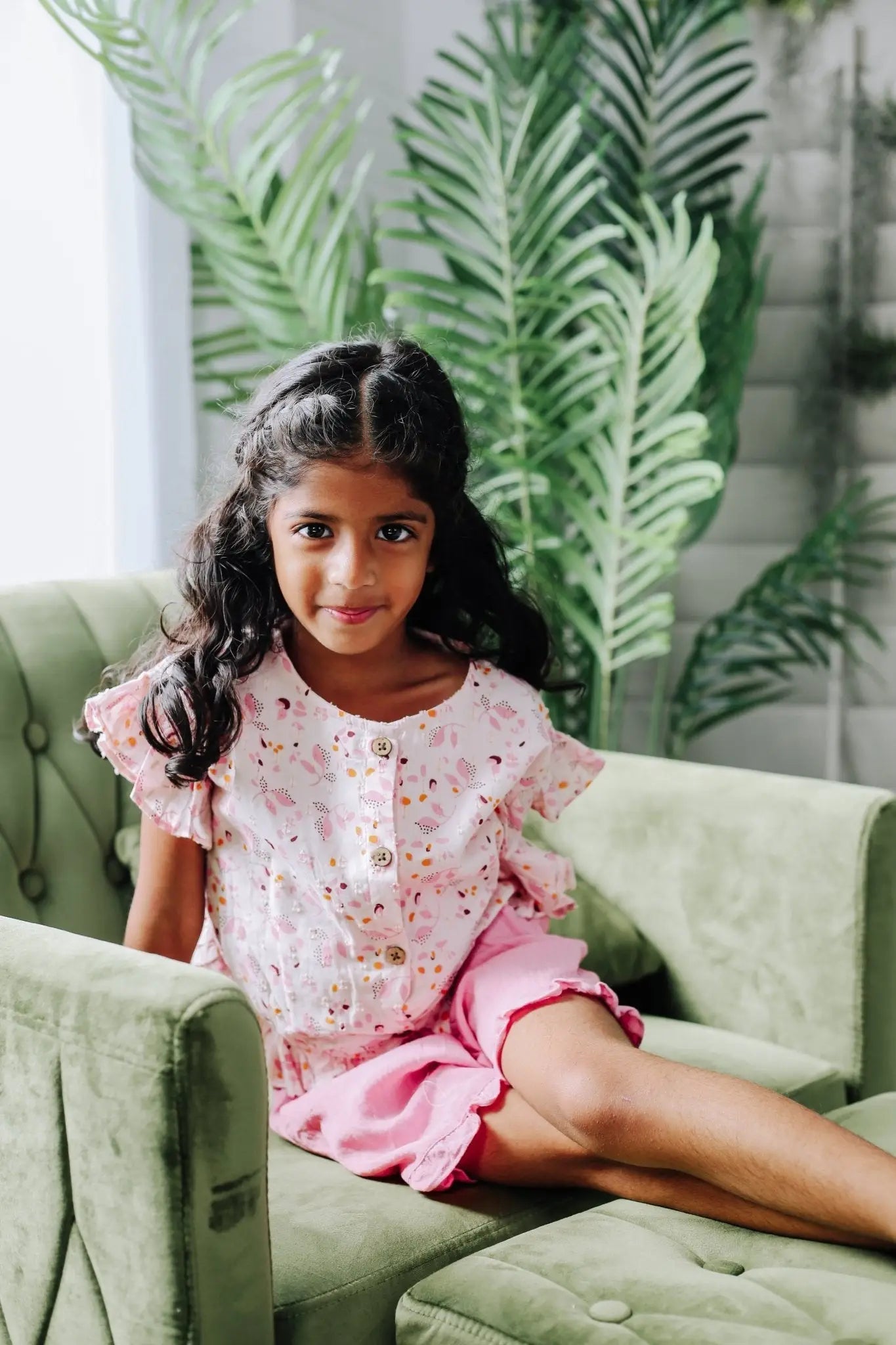 Aliya Pink Short and Top - Pink, Happiness, Black hair, Beauty, Textile | Everetts Place