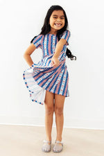 Mila & Rose ® All - American Girl S/S Pocket Twirl Dress - 