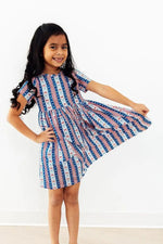 Mila & Rose ® All - American Girl S/S Pocket Twirl Dress - 