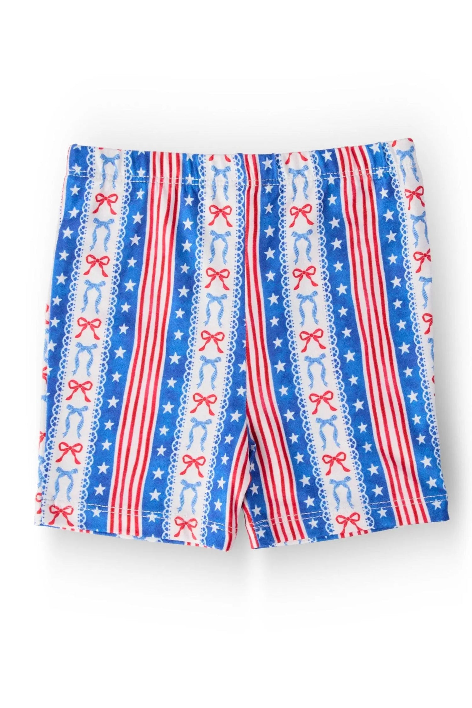 All-American Girl Twirl Shorts - Active Shorts, Boardshorts, Trunks, Bermuda shorts, Flag of the United States | Everetts Place