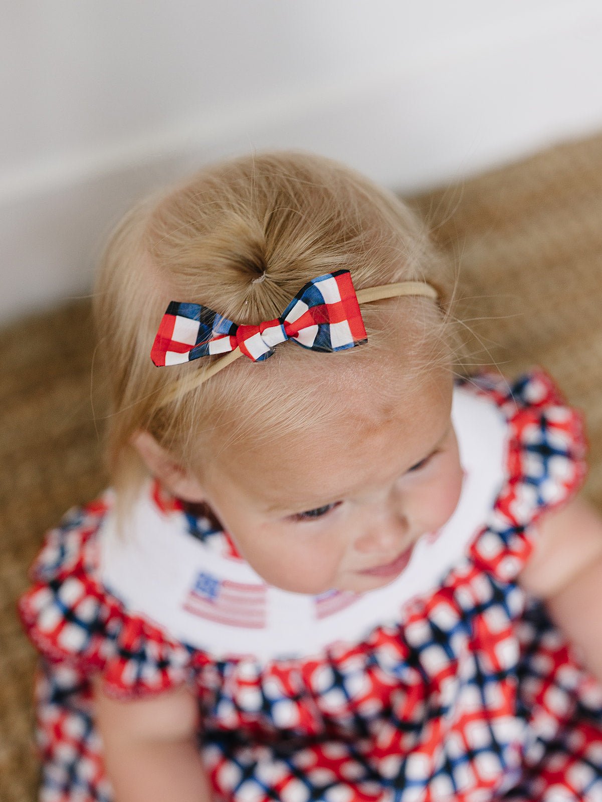 Mebie Baby All American Plaid Hair BowsEveretts Place