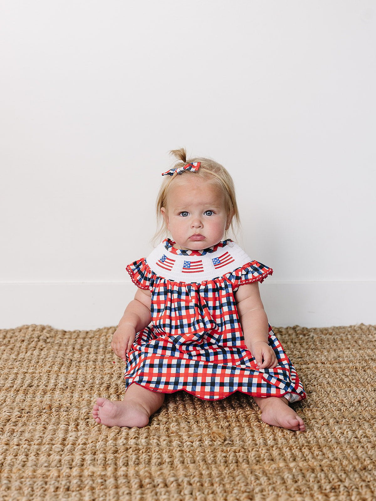 Mebie Baby All American Plaid Hair BowsEveretts Place