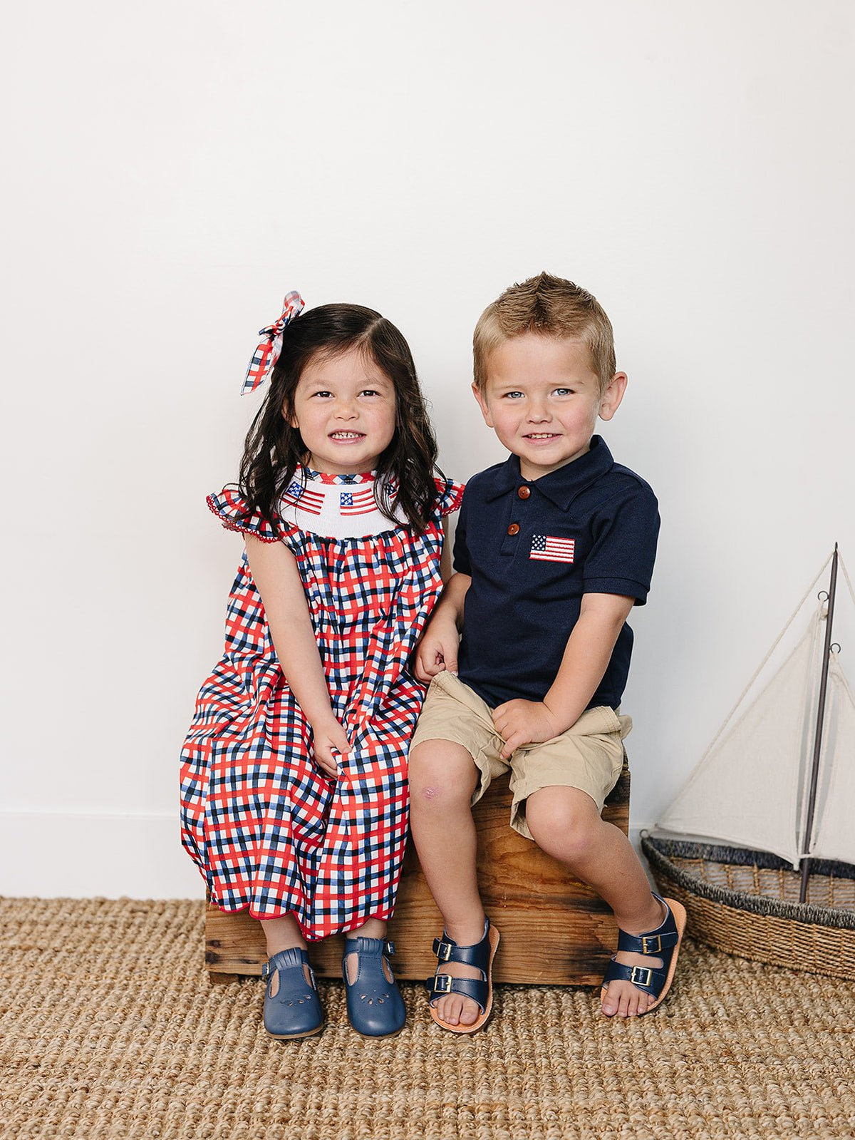 Mebie Baby All American Plaid Hair BowsEveretts Place