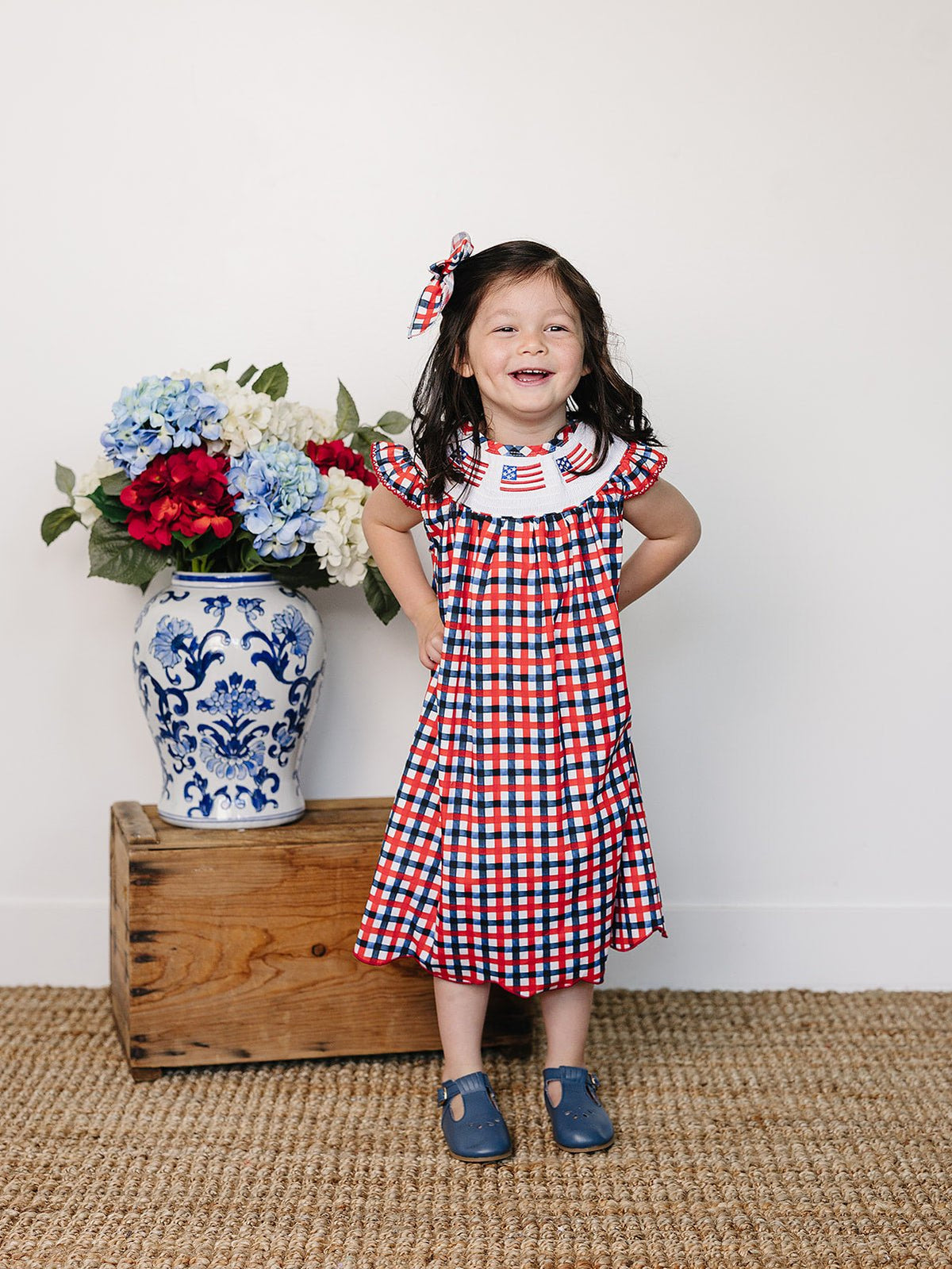 Mebie Baby All American Plaid Hair BowsEveretts Place