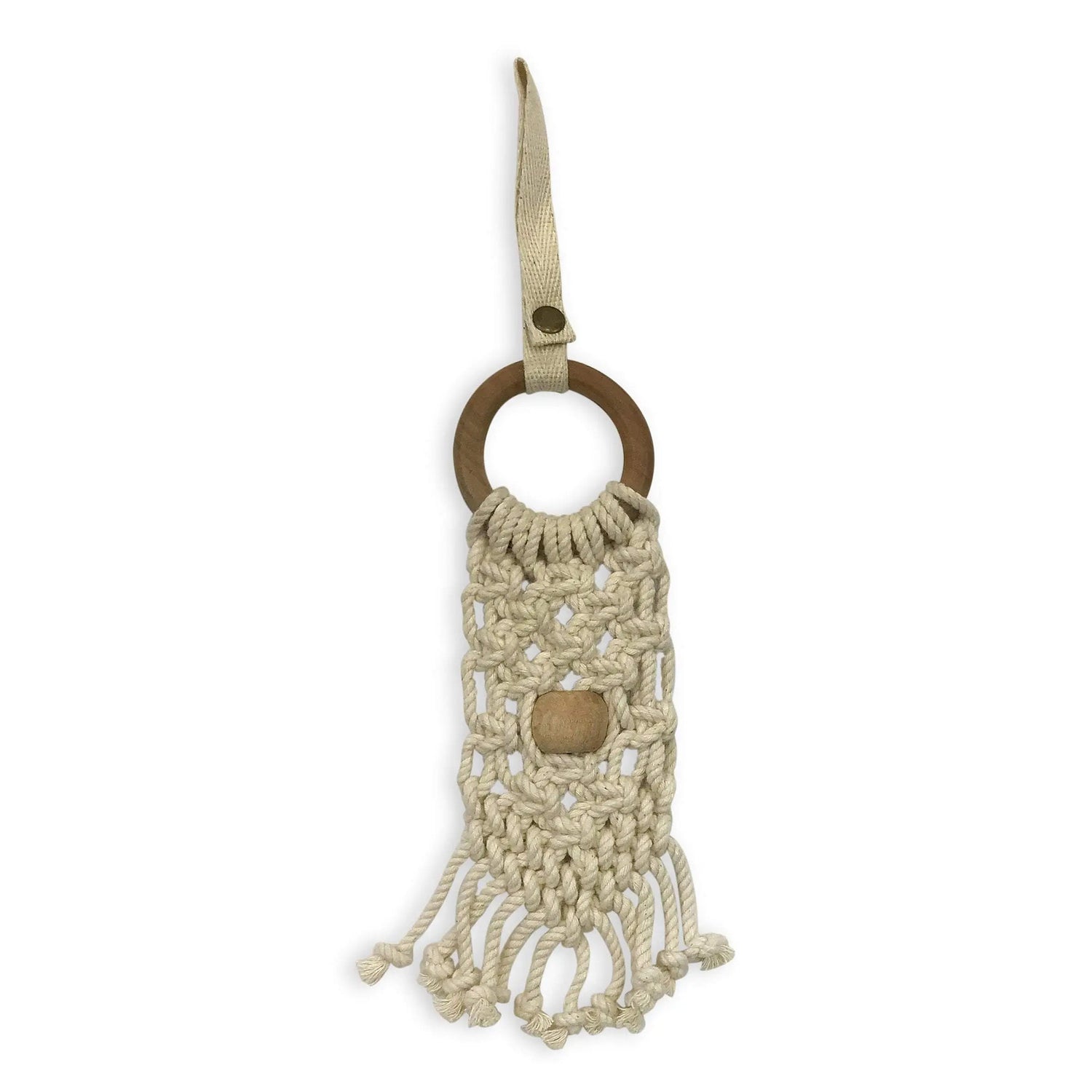 Finn + Emma all - in - one toy | macrame mesh & bead - 