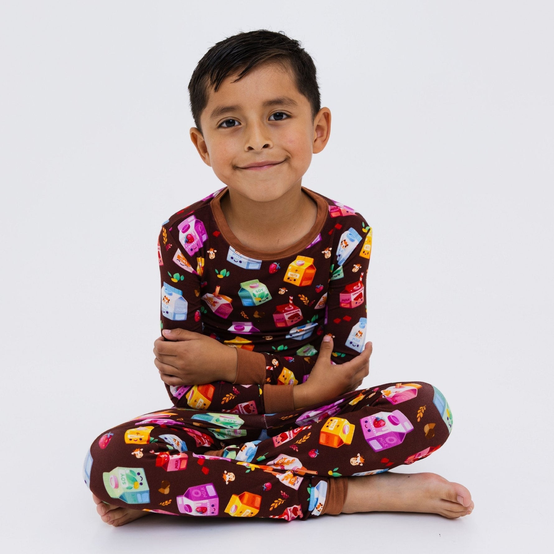 Bam & Stitch All the Milks! Long Sleeve Pajamas - 